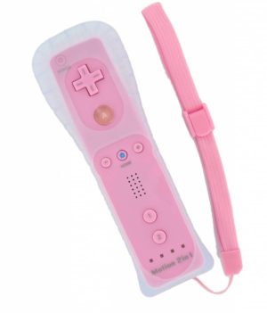 Remote control for Wii and Wii U with Motion + light pink