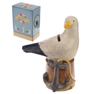 Collectable Ceramic Seagull Shaped Money Box