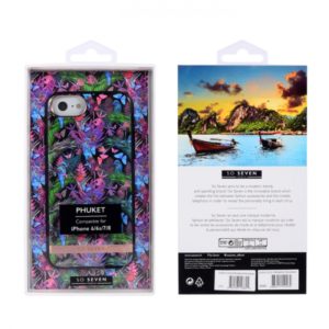 SO SEVEN PUCKET TROPICAL BLACK BUTTERFLY IPHONE 6 7 8 backcover