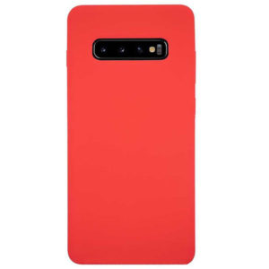 Θηκη Liquid Silicone για Samsung G975 Galaxy S10+ Κοκκινη