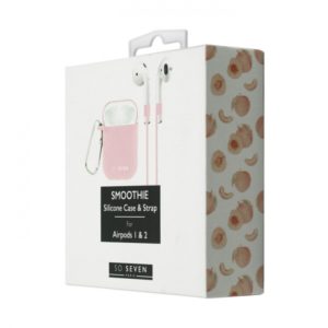SO SEVEN SMOOTHIE AIRPODS CASE + STRAPS rose