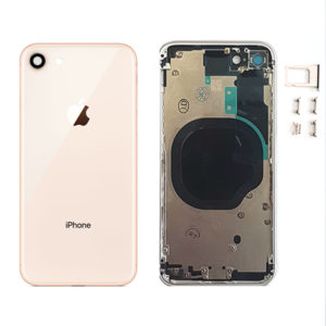 Καλυμμα Μπαταριας Για Apple iPhone 8 Χρυσο Με Frame Grade A