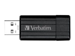USB FlashDrive 8GB Verbatim PinStripe (Black) Blister