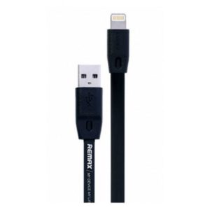 Data cable iPhone Lighting Flat, Remax Full Speed RC-001i, 2m. Black - 14348