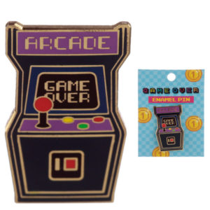 Novelty Arcade Game Design Enamel Pin Badge