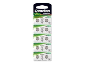 Battery Camelion Alkaline AG10 0% Mercury/Hg (10 pcs.)