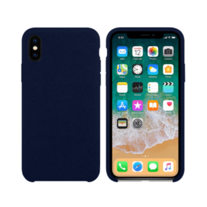 Silicone case No brand, For Apple iPhone XS Max, Hiha, Blue - 51683