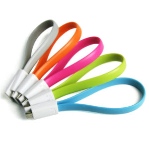 Data cable No brand USB - micro USB, Flat, With magnet, 22сm - 14243