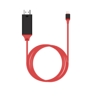 Cable Earldom ET-WS8, Type C MHL - HDMI, 2.0m, Red - 14930