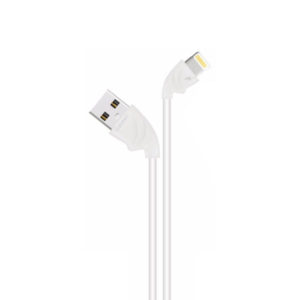 Data cable Earldom EC-037i, за iPhone 5/6/7, 1.0m, White - 14182