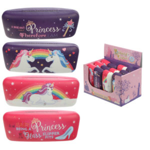 Fun Princess and Unicorn Sunglasses Case