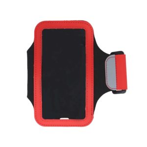 UNIVERSAL ARMBAND FOR SMARTPHONES UP TO 5.1 red