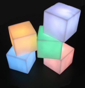 LED cube 7 colors