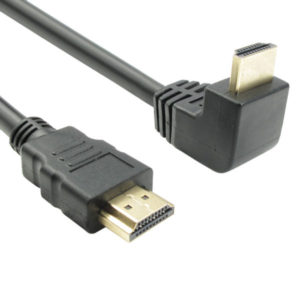 Cable DeTech HDMI - HDMI M/М, 1.5m, With angular head - 18134
