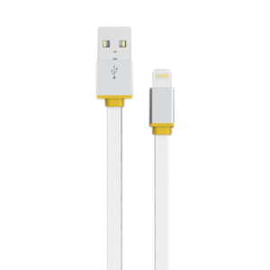 Data cable, EMY MY-444, for iPhone 5/6/7, 1.0m, White - 14454