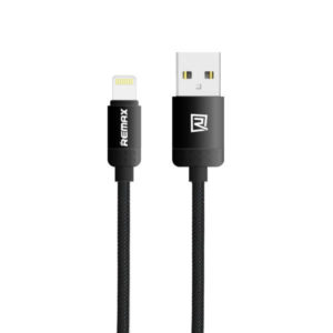 Data cable, iPhone 5/6/7 Lightning, Remax Lovely, 1.0m, Black - 14426