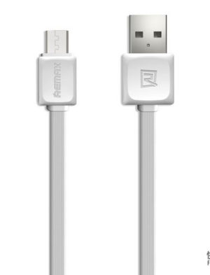 καλώδιο δεδομένων micro USB, Remax, 1m, Λευκό - 14359