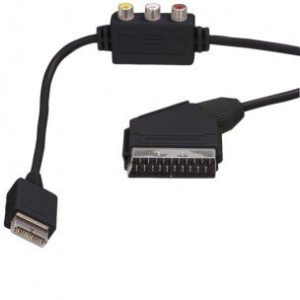 Scart cable with RCA Composite for PS2 / PS3