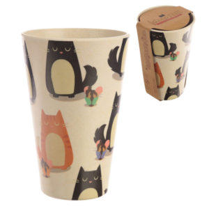 Bambootique Eco Friendly Cat Design Cup