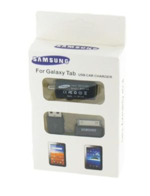 Car Charger + Data Cable for Samsung Galaxy Tab 10.1