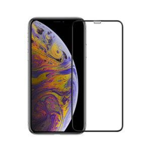 Glass protector Full 2.5D DeTech, For iPhone XS Max / 11 Pro Max, 0.3mm, Black - 52475