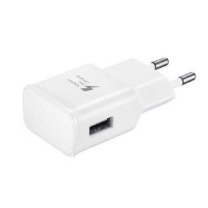 Network charger, No brand, Adaptive Fast Charge 5V/1A 220A, 1 x USB, White - 14863
