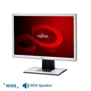 Used Monitor B22W-x TFT/Fujitsu /22/1680x1050/wide/White/With Speakers/VGA&DVI-D