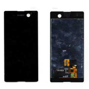Οθονη Για Sony Xperia M5 Με Τζαμι Μαυρο Grade A