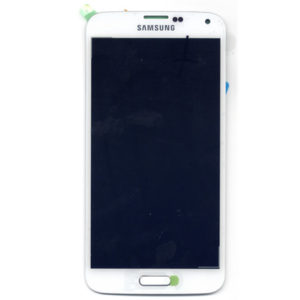 Οθονη Για Samsung G900F Galaxy S5 Με Tzαμι Ασπρο OR (GH97-15959A)