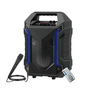 Speaker Moveteck TF4168, Bluetooth, Karaoke, USB, SD, FM, AUX, Black - 22163