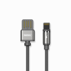 Magnetic data cable Remax Gravity RC-095i, iPhone Lightning, 1.0m, Gray - 14938