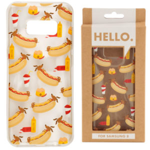 Samsung 8 Phone Case - Hot Dog Fast Food Design