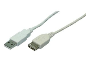 LogiLink USB extension cable USB 2.0 a to a grey 2m (CU0010)