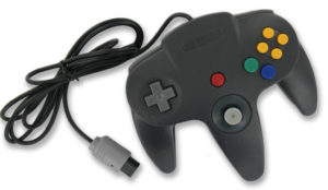 Controller wired for N64 Black