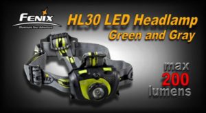 Fenix HL30 XP-G (R5) LED Flashlight Green
