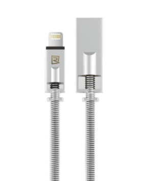 Data cable, Remax Royalty RC-056i, iPhone 5/6/7 Lightning, 1.0m, Silver - 14817