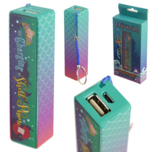 Handy Portable USB Power Bank - Mermaid Slogan Design