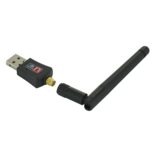 Ultra Mini 300Mbps WiFi Adapter with External Antenna