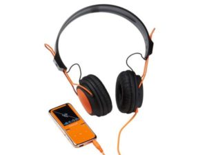 Intenso MP3 Videoplayer 8GB SCOOTER+On-Ear Headphones Orange