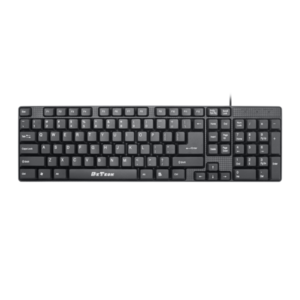 Keyboard DeTech DE6081, USB, Black - 6081