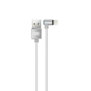 Magnetic data cable Earldom EC-020i, за iPhone 5/6/7, 1.0m, White - 14164