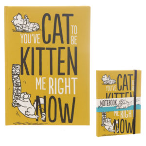 Kitten Slogan Simon s Cat A5 Hardback Notebook