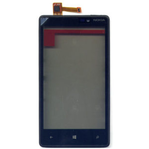 Τζαμι Για Nokia Lumia 820 Με Προσοψη Μαυρη OR