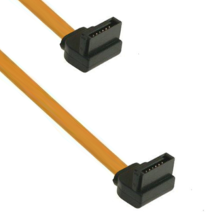 Cable SATA DeTech, 30cm, Yellow - 18152