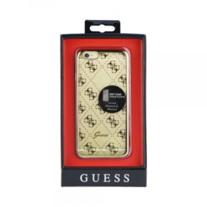 GUESS FACEPLATE IPHONE 6 gold trans backcover