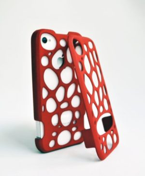 Freshfiber Διπλή Θήκη 3D Macedonia για iPhone 4/4S - Κόκκινο