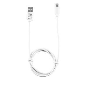 Καλώδιο Lightning Long USB 2.4A Φόρτισης - Data 1m Λευκό LULO1 Lime ( 16835 )