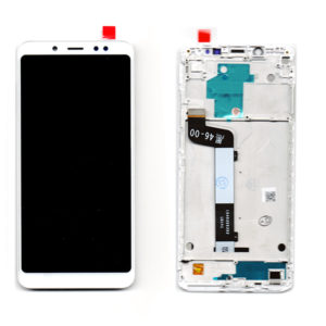 Οθονη Για Xiaomi Redmi Note 5 Dual Με Τζαμι και Frame Ασπρο Grade A