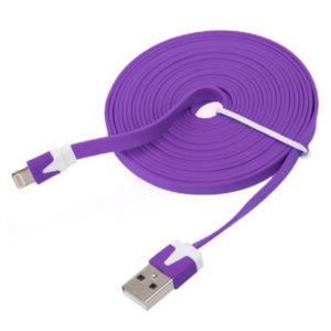 Data cable No brand for iPhone 5/5s: 6,6S / 6plus,6S plus, Flat, 1m - 14223