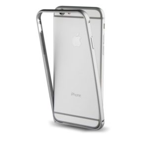 MUVIT BUMPER AND BACK FILM IPHONE 7 8 silver backcover